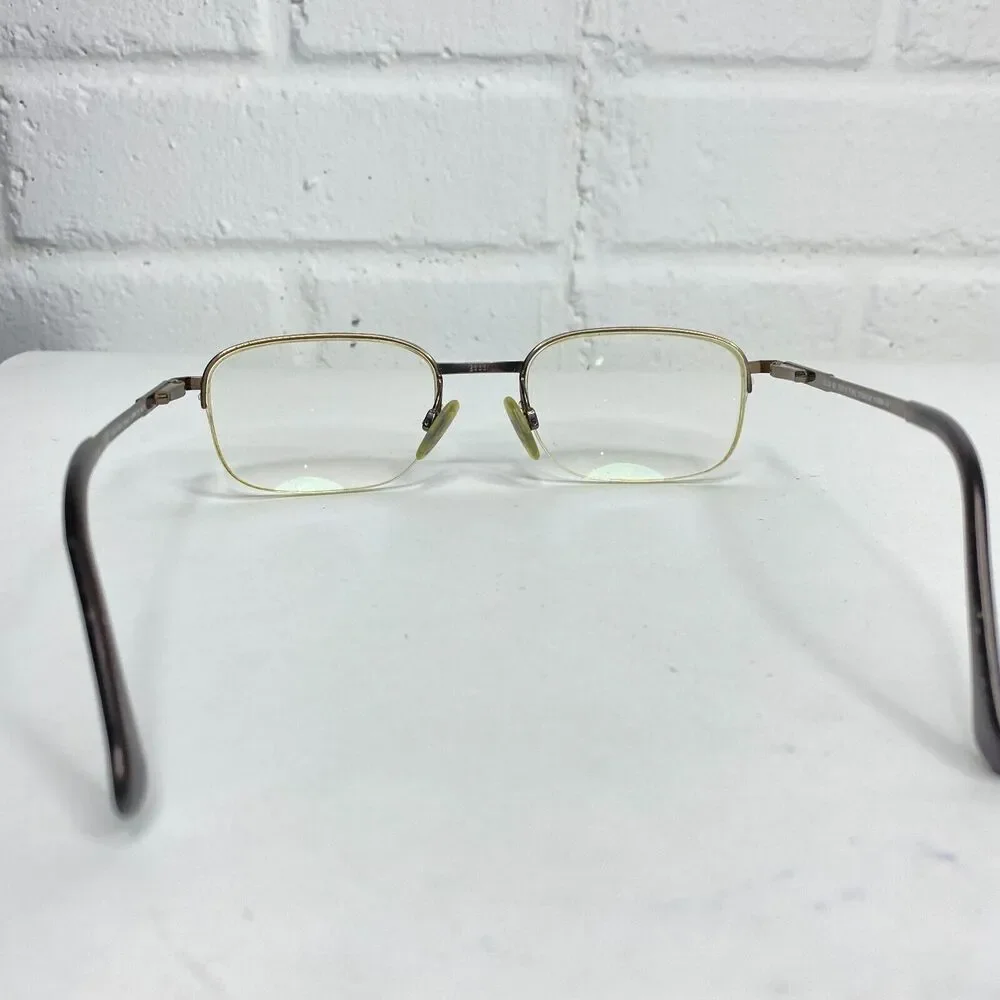 Charmant Pure Titanium EU7727 VO Brown Eyeglasses Frame‎ 53-21-140mm H2033
